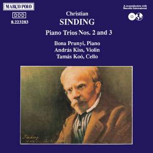 Sinding: Piano Trios Nos. 2 & 3