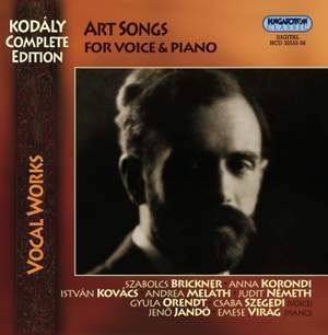 Kodaly Complete Edition: Art Songs for Voice and Piano