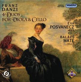 Franz Danzi: 4 Duos For Viola & Cello