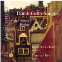 Dutch Sonatas for Violoncello and Piano Volume 1