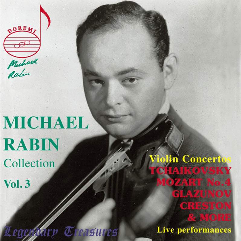 Michael Rabin: The Unpublished Recordings 1947-71 - Testament: SBT31470 - 3  CDs | Presto Music