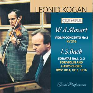 Bach: Sonatas for Violin & Harpsichord Nos. 1, 2 & 3