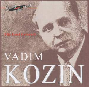 Vadim Kozin: The Last Concert
