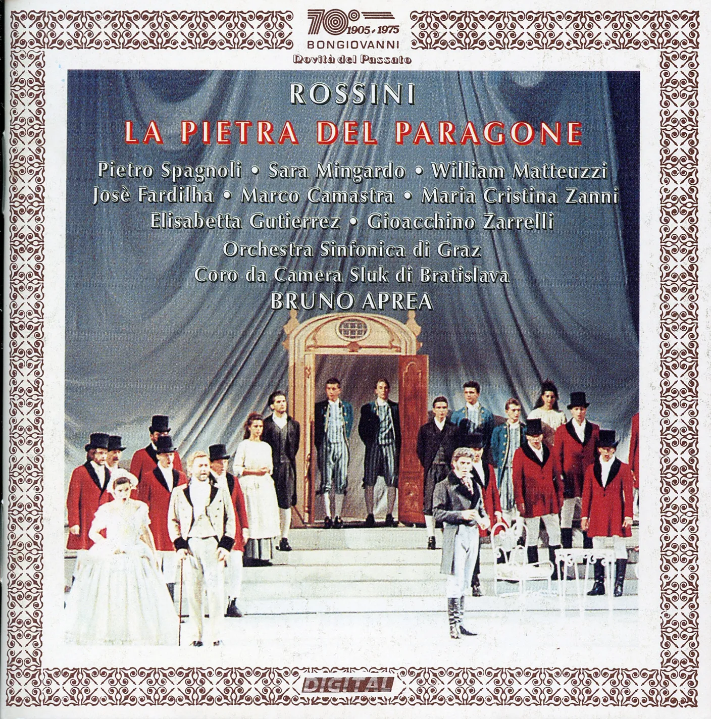 PARAGONE ROSSINI:LA DEL PIETRA [DVD](中古品)