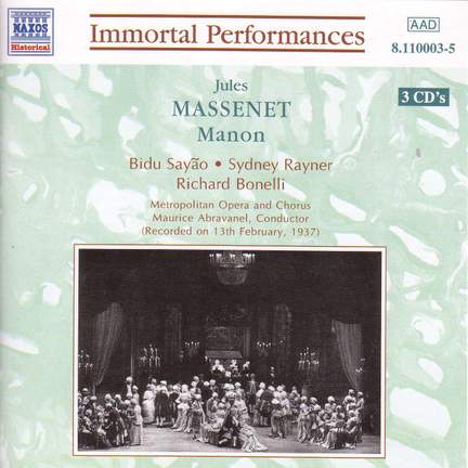 Massenet: Manon