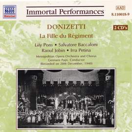 Donizetti: La Fille du Régiment