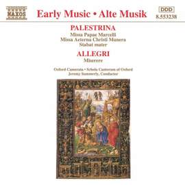 Palestrina: Missa Papae Marcelli, Missa Aeterna Christi Munera & Stabat mater
