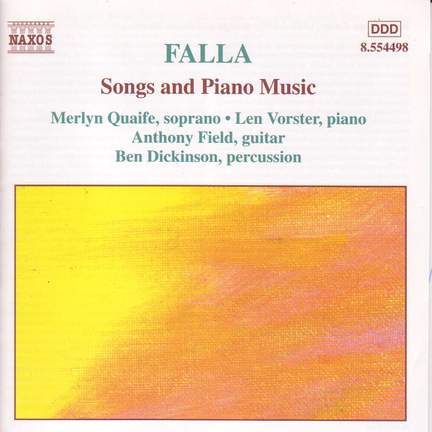 Falla: Songs and Piano Music