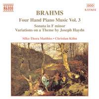 Brahms: Four Hand Piano Music, Volume 3