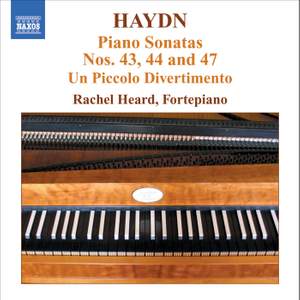 Haydn: Piano Sonatas Nos. 43, 44 & 47