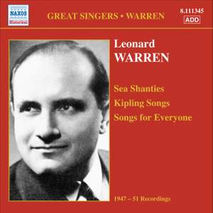 Leonard Warren - Sea Shanties, Kipling Songs & Songs for Everyone
