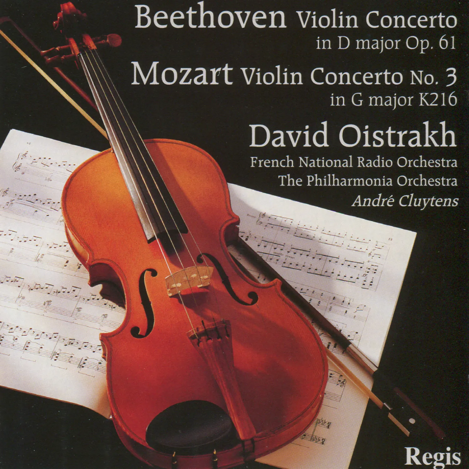 Beethoven & Mozart - Violin Concertos - Regis: RRC1329 - CD