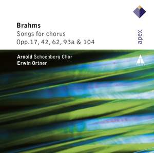 Brahms - Songs For Chorus