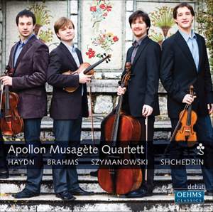 Apollon Musagáte Quartett play Haydn, Brahms, Szymanowski & Shchedrin