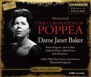 【中古CD】Monteverdi, L&#39;incoronazione di Poppea / Les Arts Florissants, William Christie／モンテヴェルディ Claudio Monteverdi, John Eliot Gardiner, The English Baroque