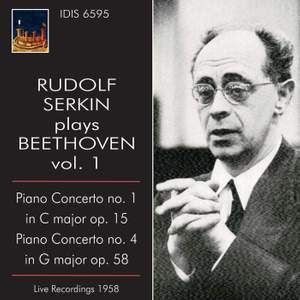Rudolf Serkin plays Beethoven Volume 1