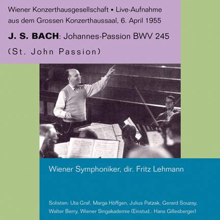 Bach, J S: St John Passion, BWV245