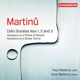 Martinu - Cello Sonatas Nos. 1, 2 & 3