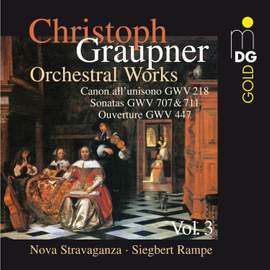 Christoph Graupner - Orchestral Works Volume 3