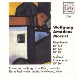 Mozart: Divertimenti & Sinfonia Concertante K364
