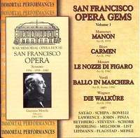 San Francisco Opera Gems: Volume 1