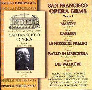 San Francisco Opera Gems: Volume 1