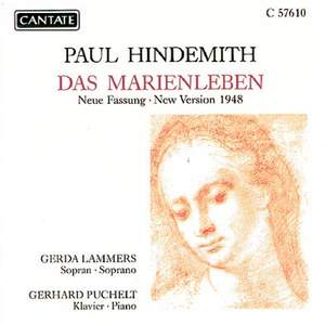 Hindemith: Das Marienleben for Soprano & Piano, Op. 27