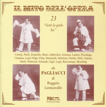 23 x Vesti La Giubba