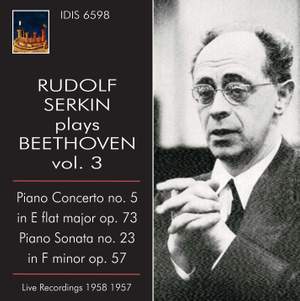 Rudolf Serkin plays Beethoven Volume 3