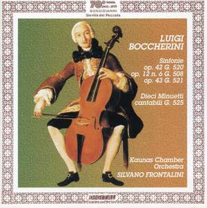 Boccherini: 3 Sinfonie, 10 Minuets