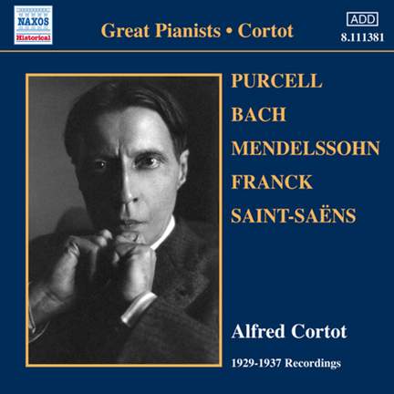 Alfred Cortot: 1929-1937 Recordings - Naxos: 8111381 - CD or download ...