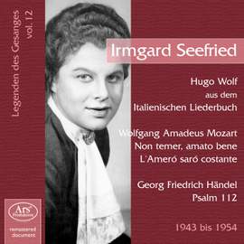 Irmgard Seefried: Vocal legends Vol. 12