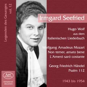 Irmgard Seefried: Vocal legends Vol. 12