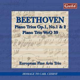 Beethoven: Piano Trios Op. 1, Nos. 1 & 2