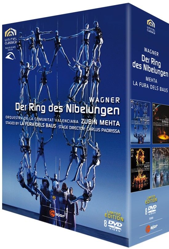 Geurloos Onderling verbinden Veeg Wagner: Der Ring des Nibelungen - C Major: 703808 - 8 DVD Videos | Presto  Music