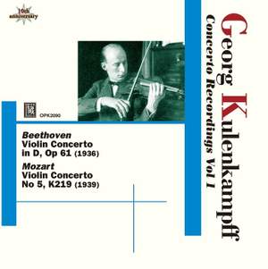Kulenkampff Violin Concerto Recordings Volume 1