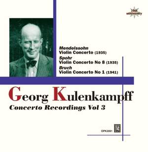 Kulenkampff Violin Concerto Recordings Volume 3