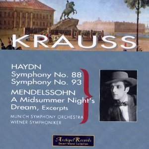 Clemens Krauss conducts Haydn and Mendelssohn