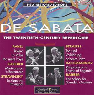 De Sabata: The Twentieth-Century Repertoire