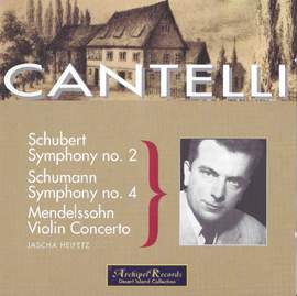 Cantelli conducts Schubert, Schumann and Mendelssohn