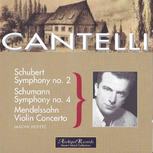 Cantelli conducts Schubert, Schumann and Mendelssohn