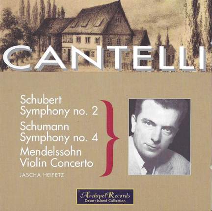 Cantelli conducts Schubert, Schumann and Mendelssohn