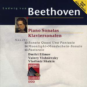 Beethoven: Piano Sonatas Nos. 13, 14 and 15