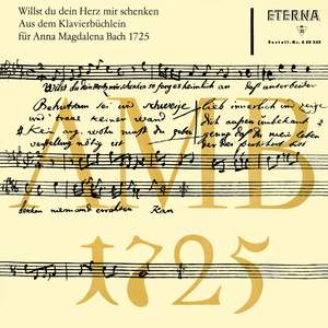 Bach, J S: Pieces from Notenbuch der Anna Magdalena Bach