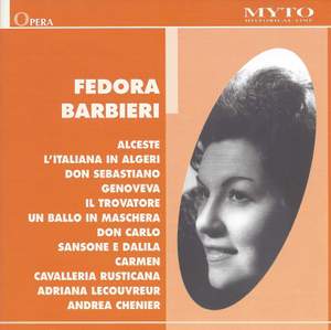 Fedora Barbieri in Recital