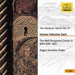 Bach, J S: The Well-Tempered Clavier, Book 2