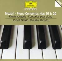 Mozart: Piano Concertos Nos. 16 & 20