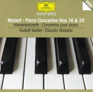 Mozart: Piano Concertos Nos. 16 & 20 Product Image