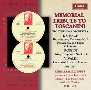 Memorial Tribute to Toscanini