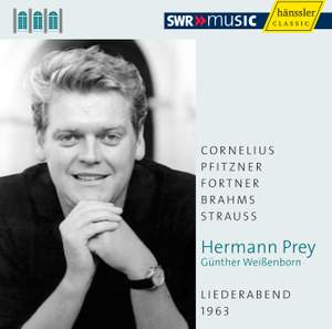 Hermann Prey: Liederabend 1963